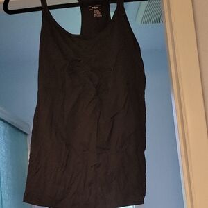 Ruby Ribbon Black Racerback Tank Top